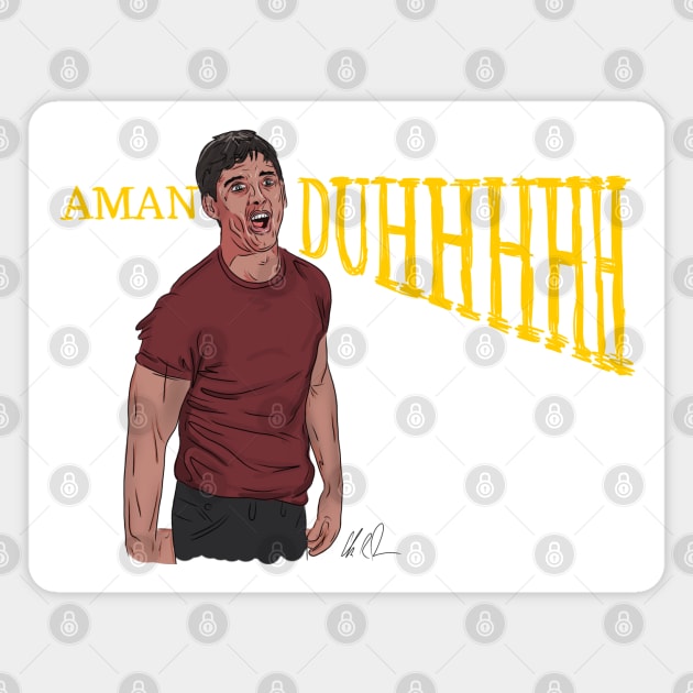 Can't Hardly Wait: AmanDUHHH Magnet by 51Deesigns